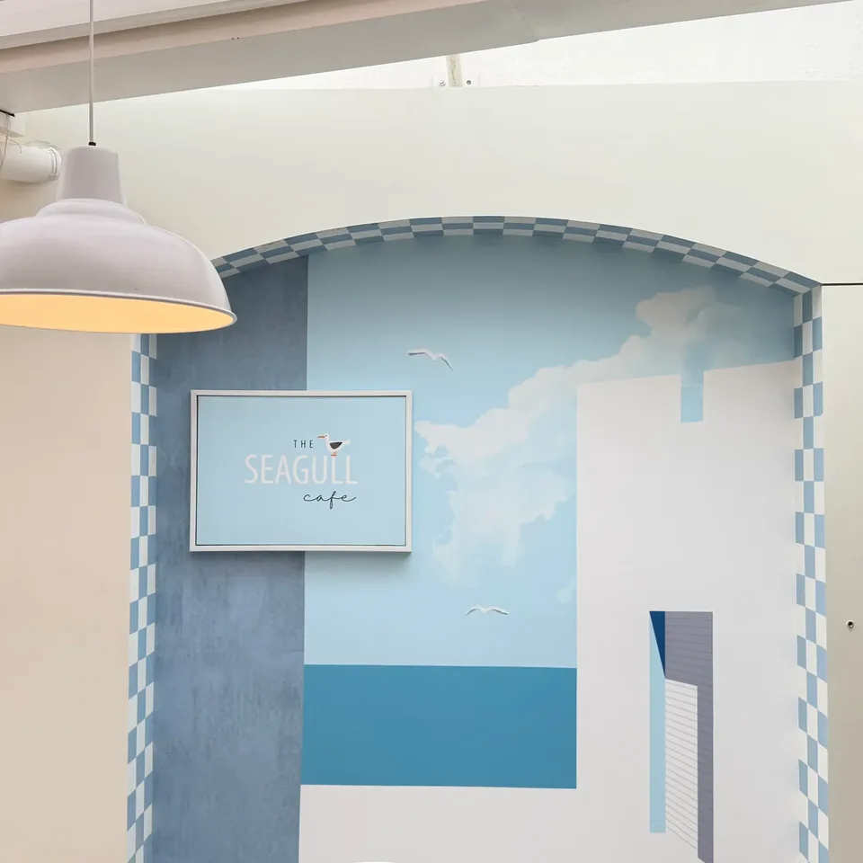 The Seagull Cafe, interior by Sonia Gehlot